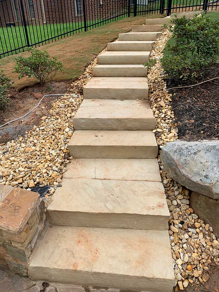 patio paver steps